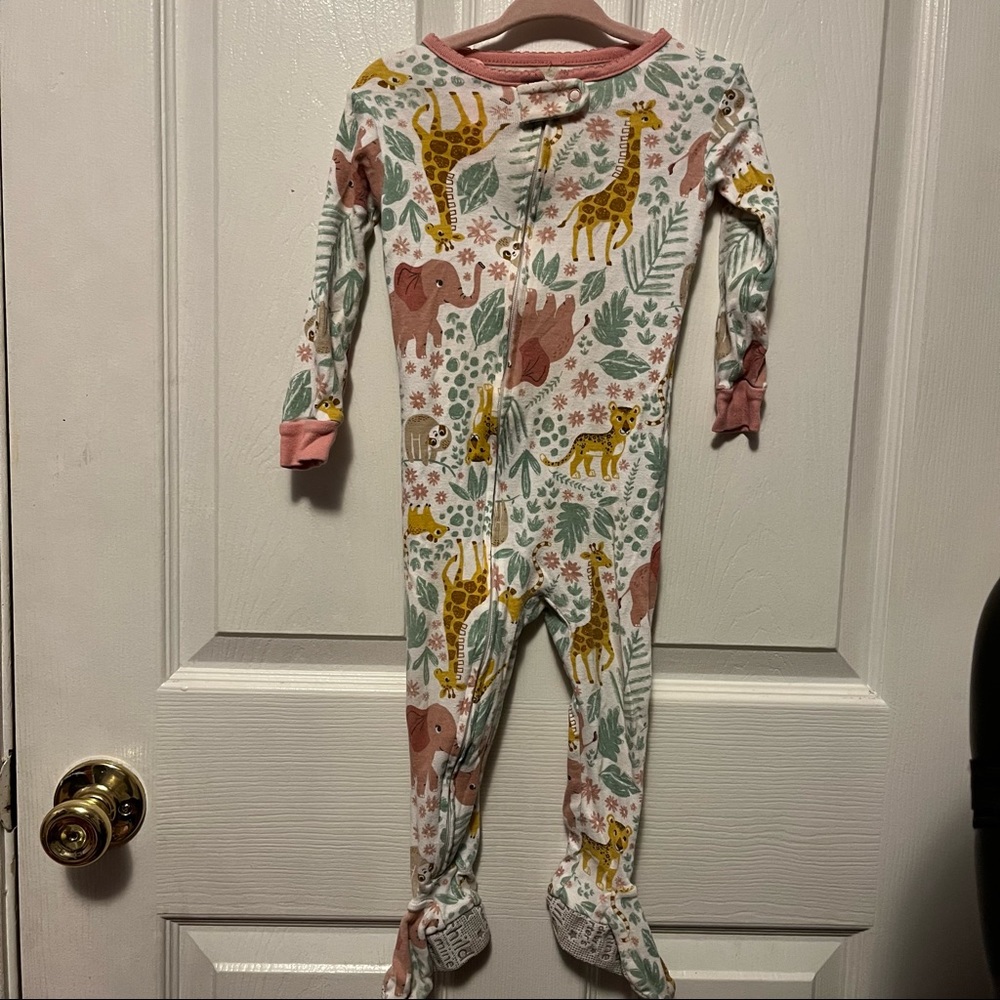 18m footie animal pattern pjs